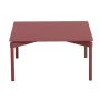 Fromme salontafel 70x70 Brown Red