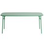 Week-end tuintafel 180x85 met dicht blad Mint Green