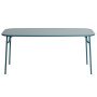 Week-end tuintafel 180x85 met dicht blad Ocean Blue