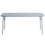 Week-end tuintafel 180x85 met dicht blad Pigeon blue