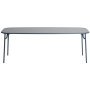 Week-end tuintafel 220x85 met dicht blad Grey blue