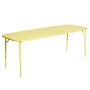 Week-end tuintafel 220x85 met dicht blad Yellow