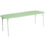 Week-end tuintafel 220x85 Pastel green