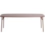 Week-end tuintafel 220x85 Brown red