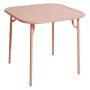 Week-end tuintafel 85x85 met dicht blad blush