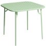 Week-end tuintafel 85x85 Pastel green