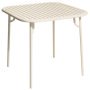 Week-end tuintafel 85x85 Ivory