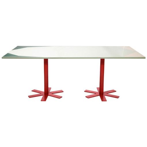 Parrot tafel 90x200 lichtgroen-donkergroen patroon