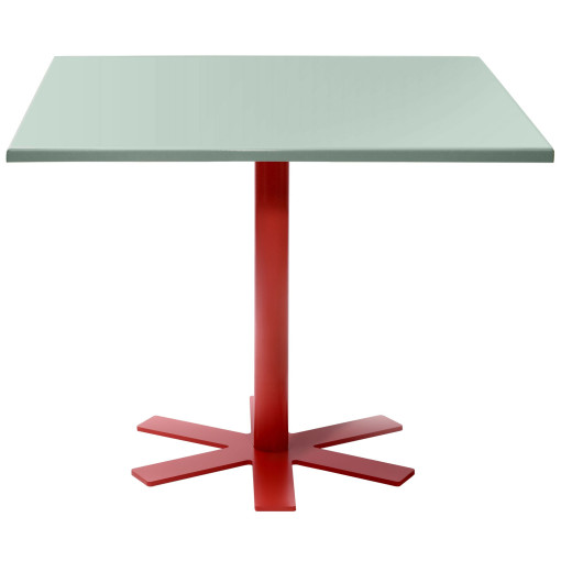 Parrot tafel 90x90 turquoise 