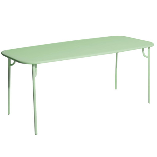 Week-end tuintafel 180x85 met dicht blad Pastel Green