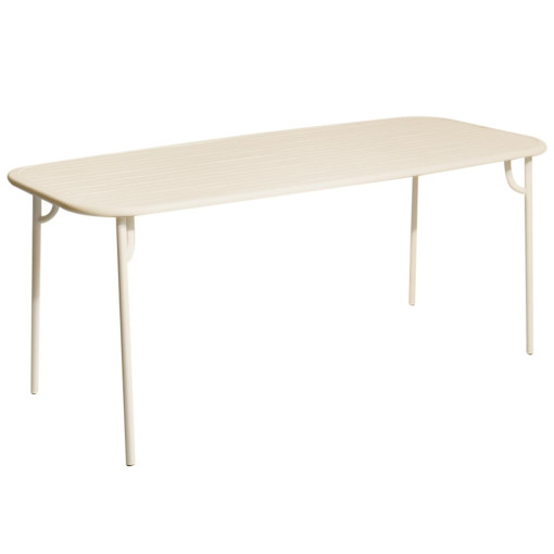 Week-end tuintafel 180x85 Ivory