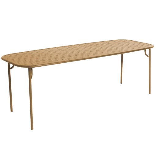 Week-end tuintafel 220x85 Gold