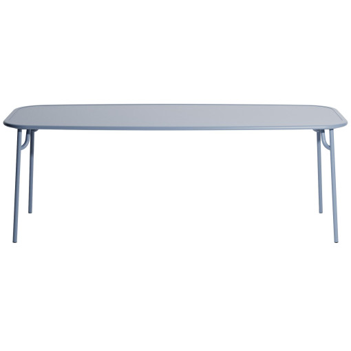 Week-end tuintafel 220x85 met dicht blad Pigeon Blue