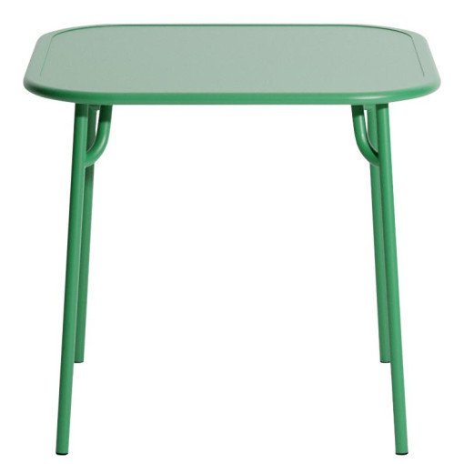 Week-end tuintafel 85x85 met dicht blad Mint Green