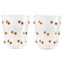 Nob glas set van 2 amber