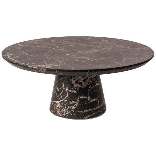 Disc Marble Look salontafel zwart