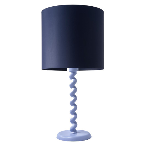 Twister tafellamp lichtblauw kap L donkerblauw