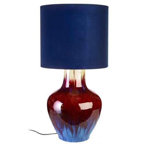 Crazy tafellamp velvet blauw