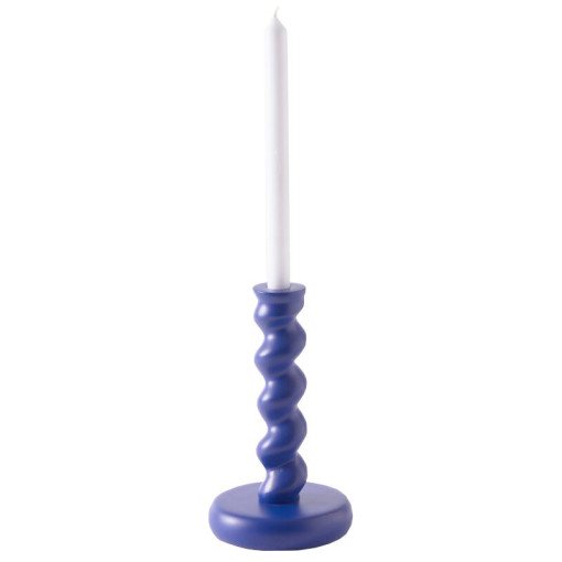 Twister kandelaar M donkerblauw