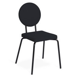 Option stoel 2/1 zwart