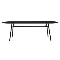 Tress tafel 245x90 HPL zwart