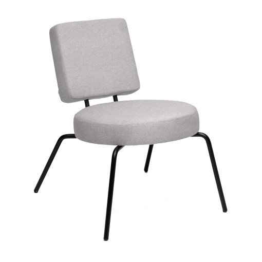 Option fauteuil 1/2 lichtgrijs