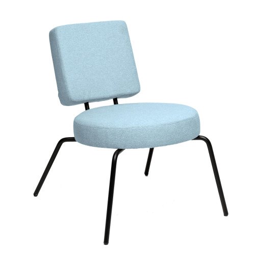 Option fauteuil 1/2 lichtblauw