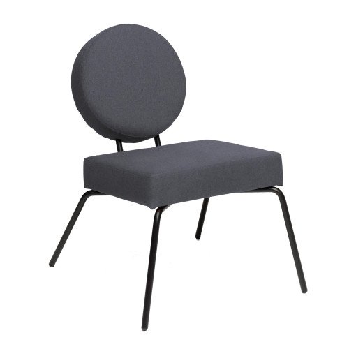 Option fauteuil 2/1 donkergrijs