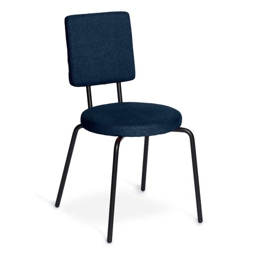 Option stoel 1/2 donkerblauw