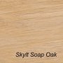 Crossings salontafel 80x80 met lectuurbak Soap Oak