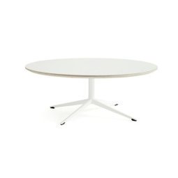 Ray coffee table wit laminaat, wit frame