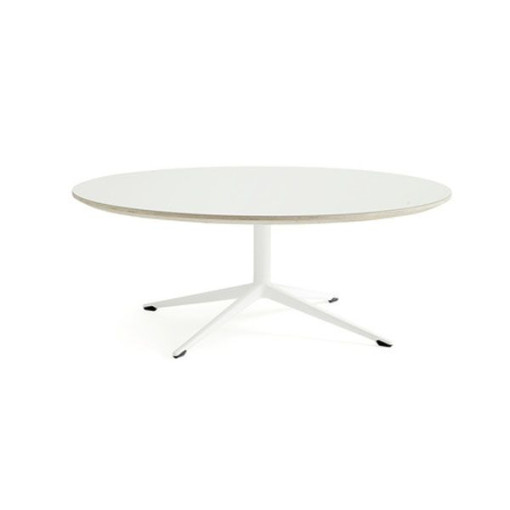Ray coffee table wit laminaat, wit frame