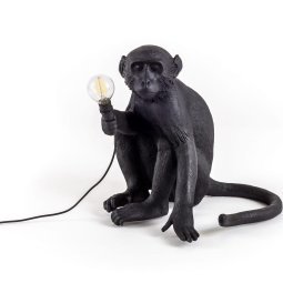 Monkey Sitting Outdoor tafellamp zwart