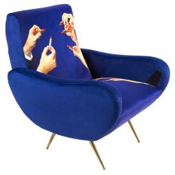 Toiletpaper Lounge fauteuil Lipsticks