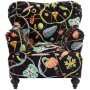 Botanical Diva fauteuil zwart