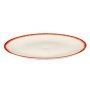 Dé tableware by Ann Demeulemeester dinerbord Ø24 white/red 2