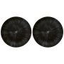 Dé tableware by Ann Demeulemeester dinerbord Ø28 set van 2 White/Black 6