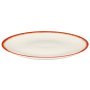 Dé tableware by Ann Demeulemeester dinerbord Ø28 white/red 2