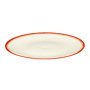 Dé tableware by Ann Demeulemeester ontbijtbord Ø17,5 white/red 2