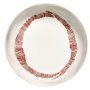 Feast by Ottolenghi diep bord Ø22 white stripes red