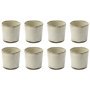 La Nouvelle Table by Merci mok 15cl set van 8 Off-White