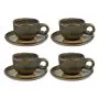 Surface by Sergio Herman kop en schotel 13cl set van 4 Indi Grey