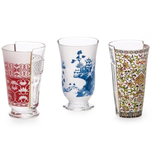 Hybrid glas set van 3 Clarice