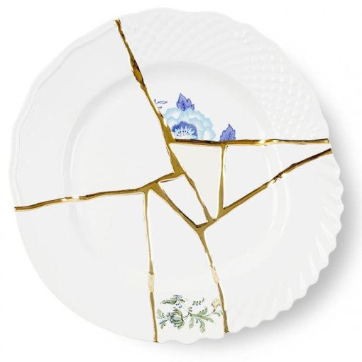 Kintsugi dinerbord Ø27.5 3