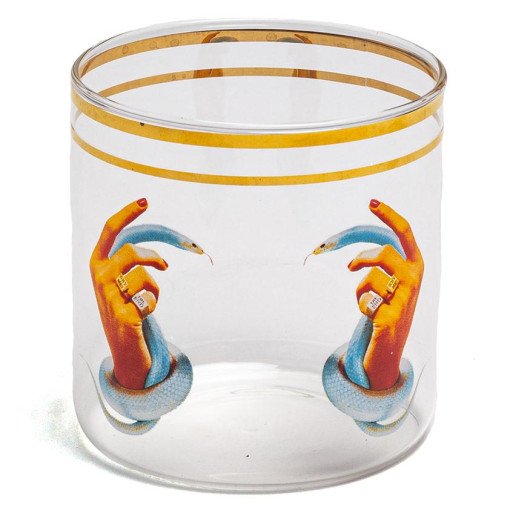 Toiletpaper glas Hands With Snakes