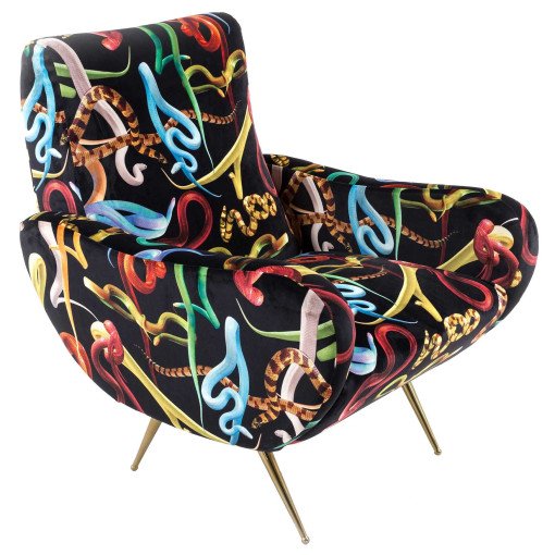 Toiletpaper Lounge fauteuil Snakes