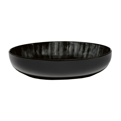 Dé tableware by Ann Demeulemeester diep bord Ø18,5 white/black c