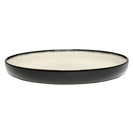 Dé tableware by Ann Demeulemeester diep bord Ø27 white/black d