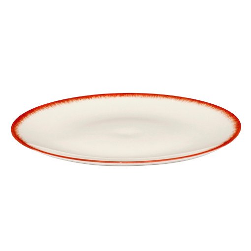 Dé tableware by Ann Demeulemeester dinerbord Ø24 white/red 2