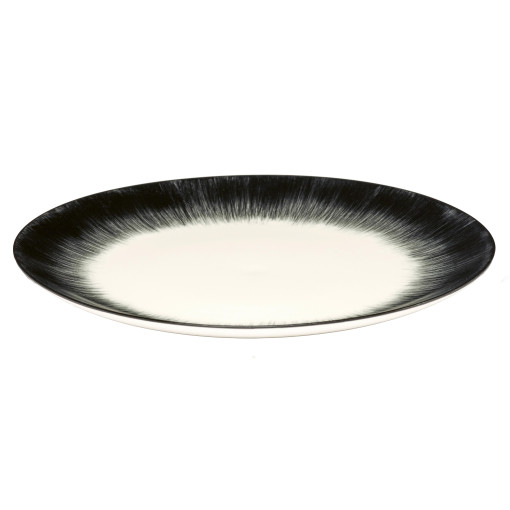 Dé tableware by Ann Demeulemeester dinerbord Ø28 white/black 5